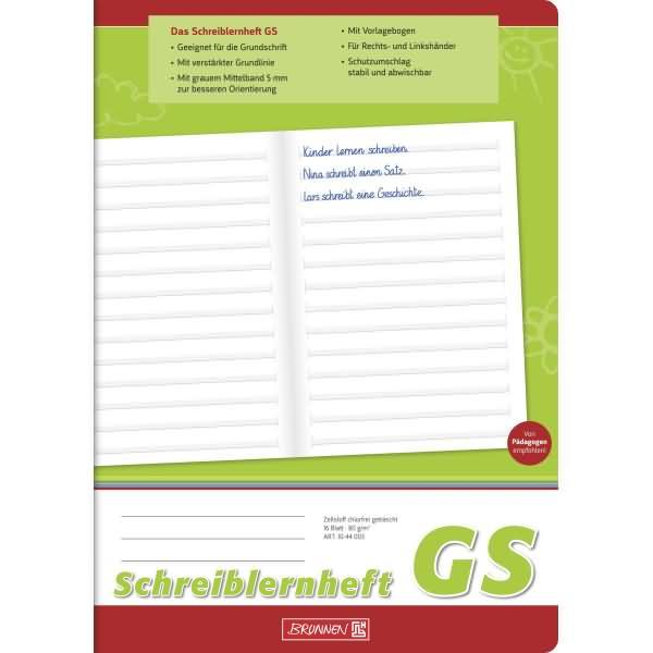 Produktbild Schreiblernheft A4 hoch Lineatur GS 16 Blatt (A4)