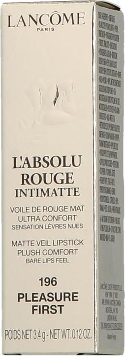 Image du produit Lancôme L'Absolu Rouge Intimatte 196 (196 Pleasure First)