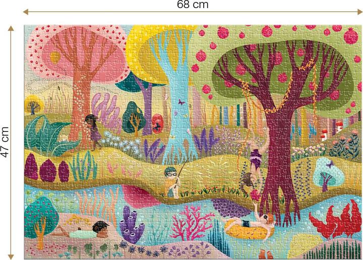Immagine prodotto Roovi Puzzle 1000 pezzi Foresta magica, Estate (1000 pezzi)
