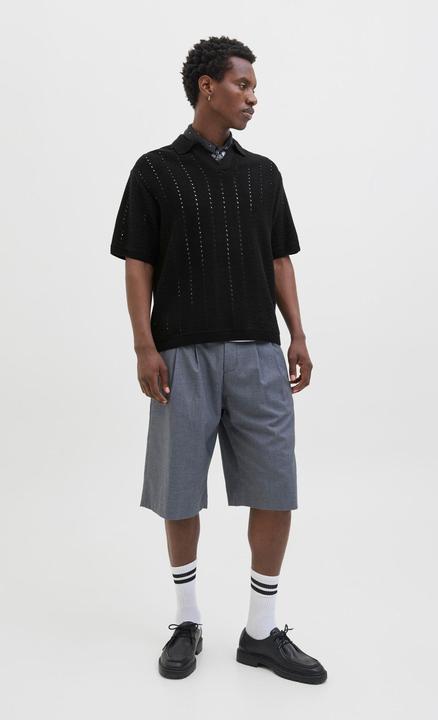 Actual product image Jack & Jones Jorparos Knit Easter Ss Crochet Polo (M)