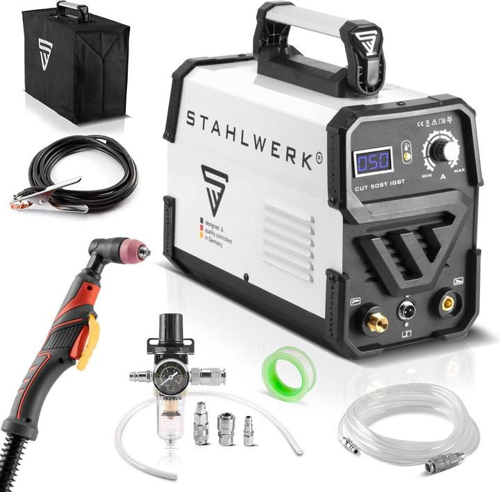 Stahlwerk Plasmaschneider CUT 50 ST IGBT mit 50 Ampere, bis 14mm Schneidleistung