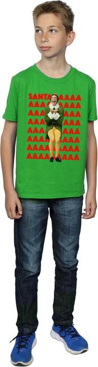 Immagine prodotto Elf Buddy Santa Scream Maglietta Ragazzi (140, 146)