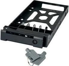 Actual product image QNAP TRAY-25-BLK01, HDD mounting bracket, Plastic, Black, 2.5"