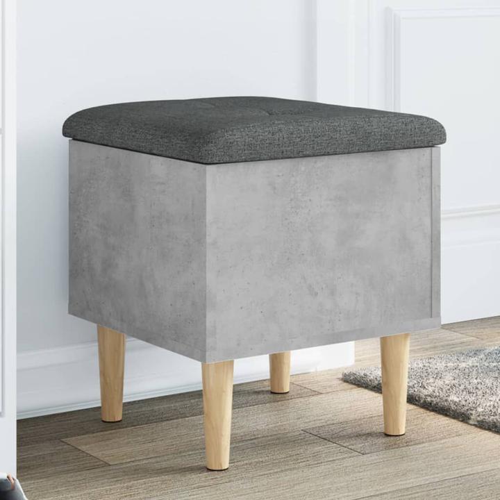 Immagine prodotto VidaXL Panca con contenitore in cemento grigio 42x42x46 cm (42 cm)