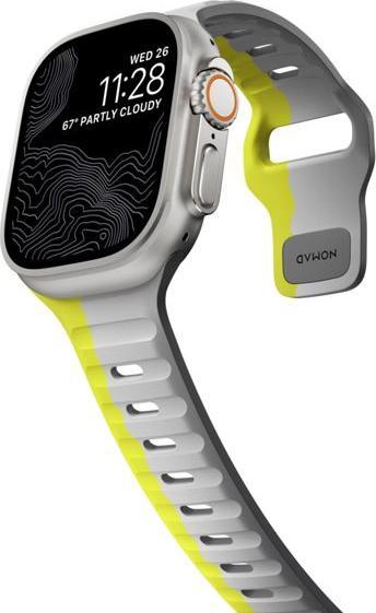 Produktbild Nomad Sport Band 42/44/45mm bicolor Lunar Gray/High Volta (Fluorkautschuk)
