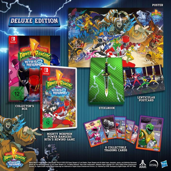 Actual product image Atari Mighty Morphin Power Rangers: Ritas Rewind - Deluxe Edition (Switch, DE)