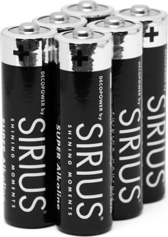 Immagine prodotto Sirius Batterie AA in confezione da 6 pezzi (6 pz., AA)