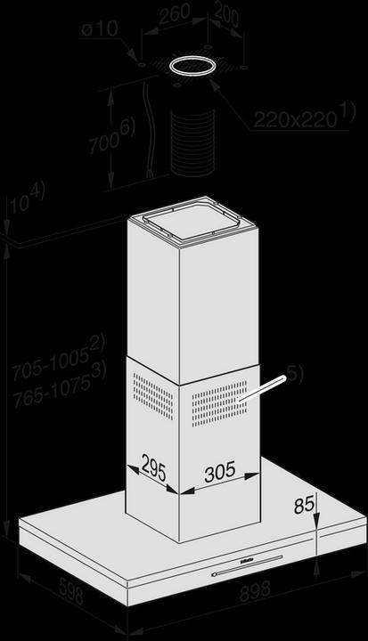 Actual product image Miele DA 6698 D SW Puristic Edition (Wall hood)
