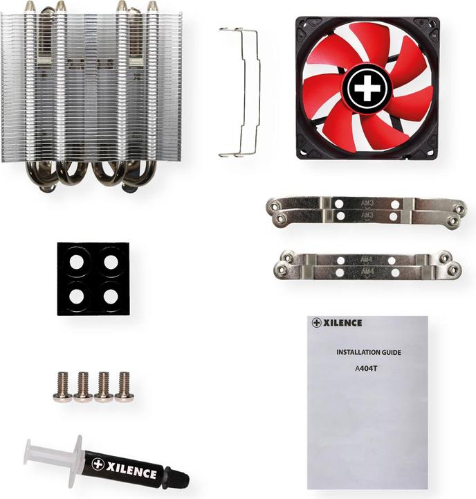 Actual product image Xilence AMD, 600-2200 ± 10% RPM, 65.4 CFM, 14 - A (25 mm)