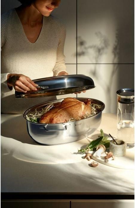 Image du produit WMF Rôtisseur supplémentaire (41 cm, Cocotte + faitout, Acier inoxydable)