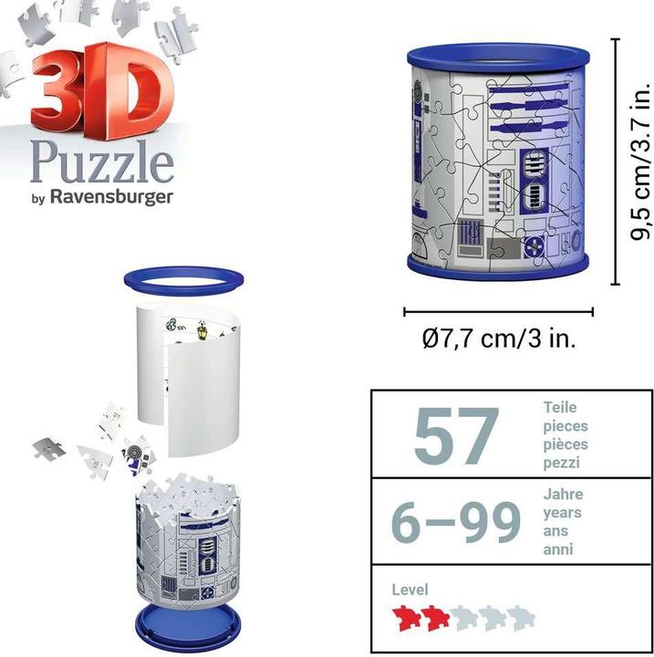 Actual product image Ravensburger Utensilo - Star Wars R2D2 (54 pieces)