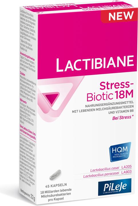 Image du produit Lactibiane Stress-Biotic 18M caps (45 pièce(s), Capsules, 46 g)