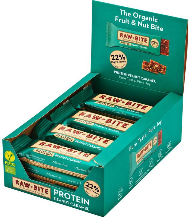 Produktbild Raw Bite Rohkostriegel (Caramel, 12 Stk., 540 g)