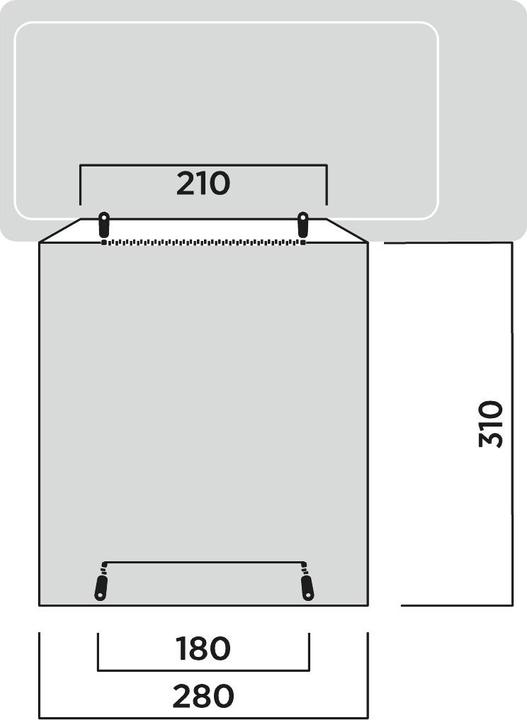 Produktbild Easy Camp Fairfields (Vorzelt, 7.60 kg, 2 Personen)