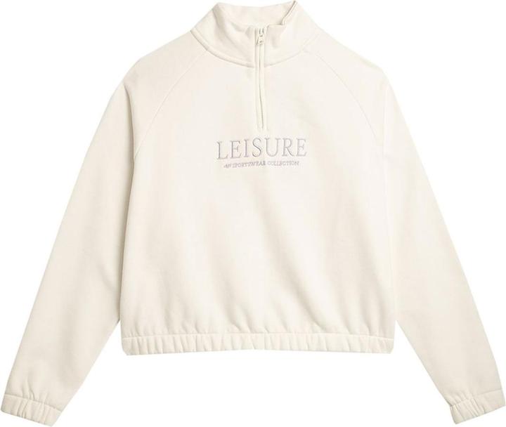 Produktbild 4F Damen Sweatshirt F0718 creme 4FAW23TSWSF0718 12F L (12)