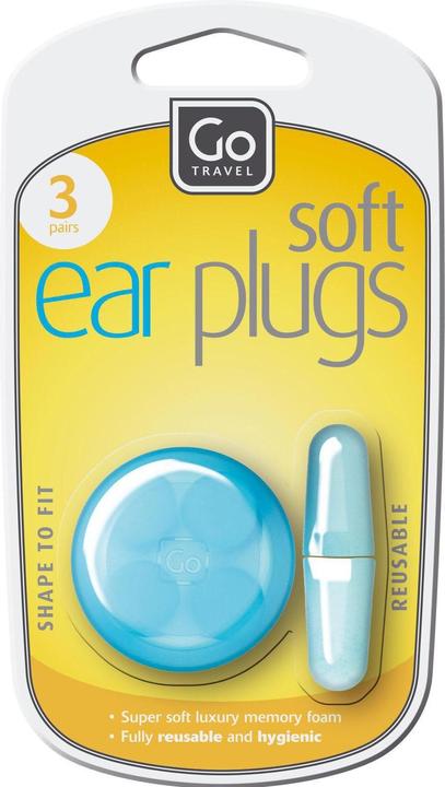 Actual product image Go Travel Ear Plugs Ear Plugs 3 Pair (6 x)
