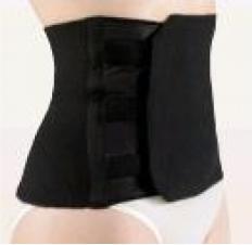 Produktbild Eusana Nierenwärmer Velcro M schwarz (M)