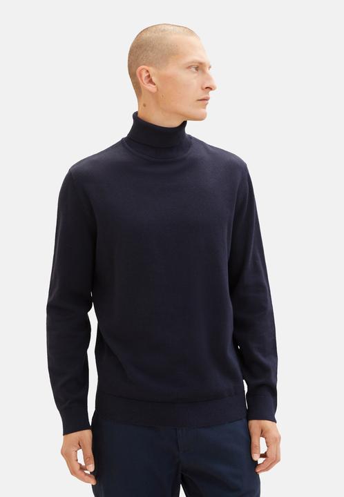 Produktbild Tom Tailor Pullover mit Rollkragen und Rippbündchen (L)