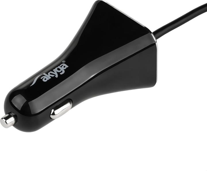 Actual product image Akyga AK-CH-10 USB Charger Car Output Current (max.) 9 A 4 x USB