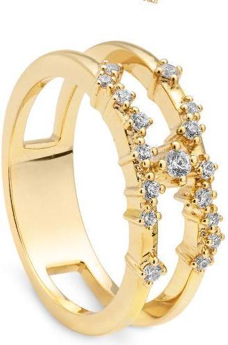 Actual product image Breuning RING - BRILL. 0.234 Ct. H/si (55, 585/14 K Gold)