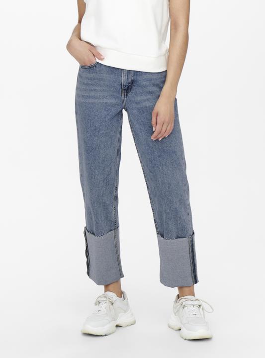Produktbild Only ONLMegan Life High Waist Fold-up Straight Fit Jeans (27)