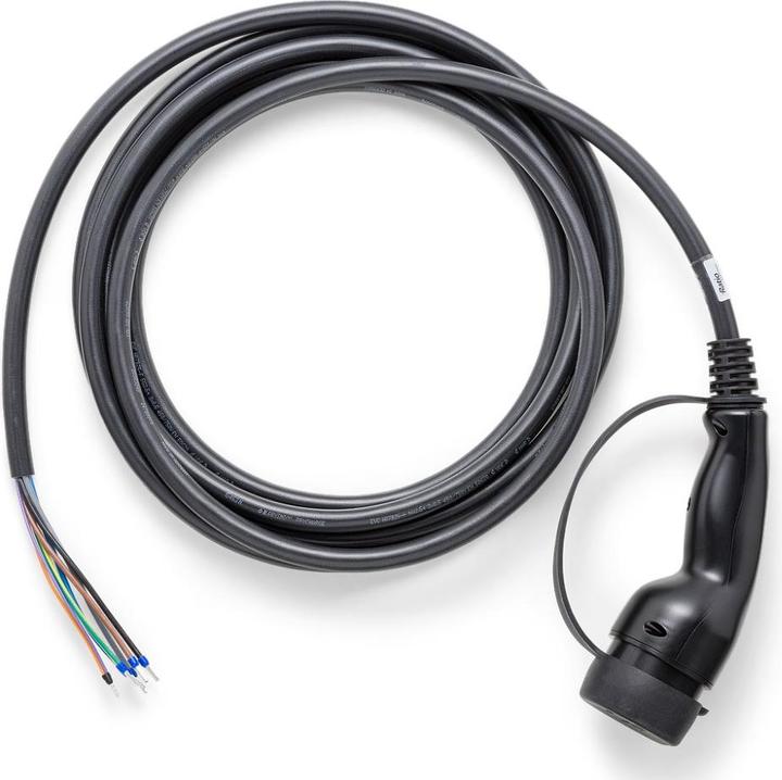 Produktbild Ratio Electric Ersatzladekabel E-line Typ 2 16A/400V 11kW 15m (Fest verdrahtet, 11 kW, 16 A, 15 m)