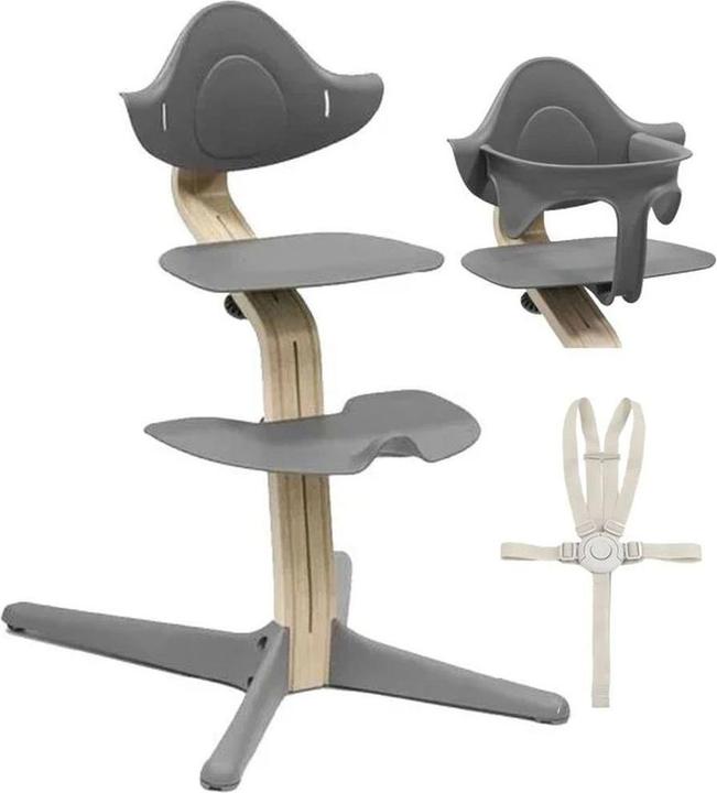 Immagine prodotto Stokke Sedia Nomi Oak con set per bambini e cintura di sicurezza (Seggiolone)