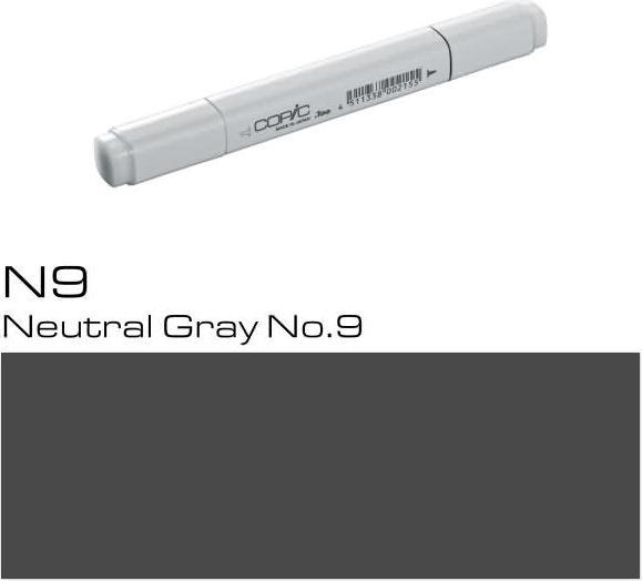 Actual product image Copic Graphic marker Classic type N - 9 (N-9 - Neutral Grey No.9, 1 x)
