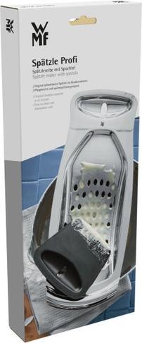 Produktbild WMF Spätzle-Profi Spätzlereibe mit Teigschaber 35x14cm Einhängerille Edelstahl