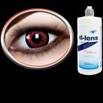 Actual product image Hanninger Contact lenses Redwolf (Red)