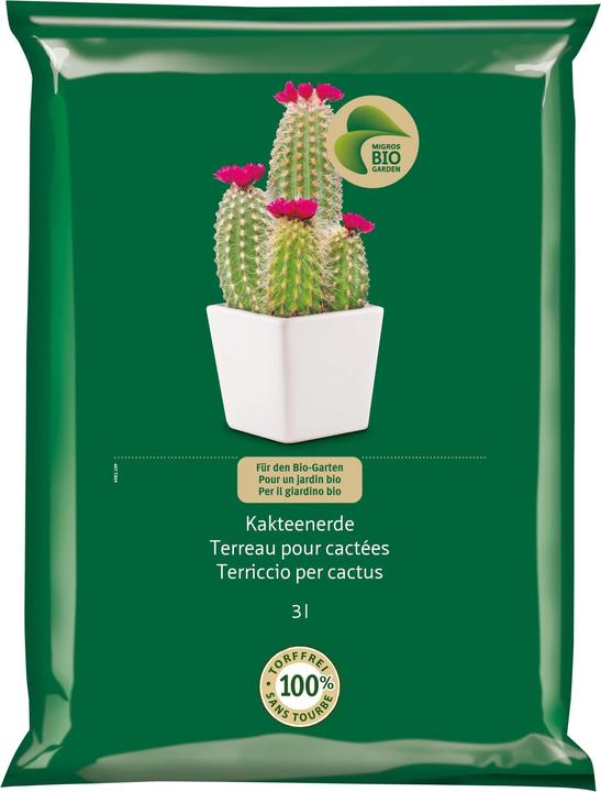 Produktbild Migros-Bio Garden Kakteenerde (3 l)