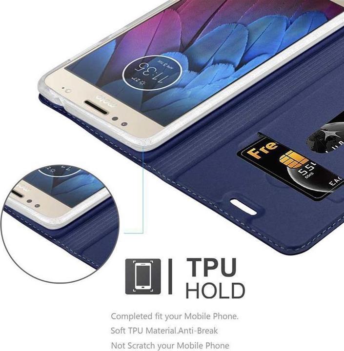 Produktbild Cadorabo Book Classy Style Cover (Motorola Moto G5S Plus)
