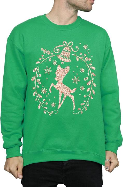 Immagine prodotto Disney Bambi Christmas Wreath Felpa Uomo (S)