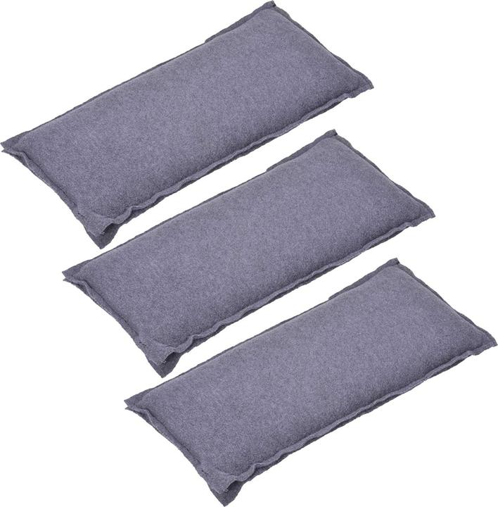 Produktbild Filmer 3er-Set Luftentfeuchter mit Silica Gel, 1kg, wiederverwendbar, grau