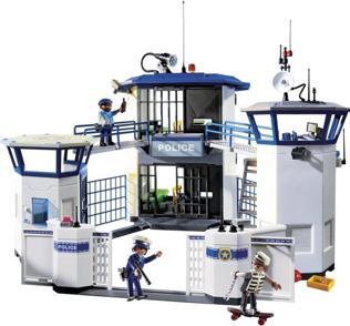 Image du produit Playmobil Centre de commandement de la police int. avec prison (6919, Playmobil City Action)