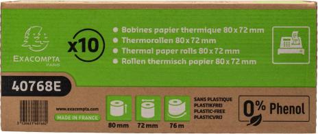 Productafbeelding Exacompta Thermische rol plasticvrij