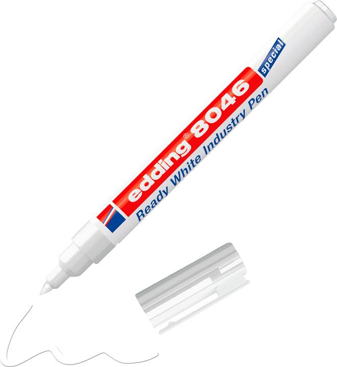Produktbild Edding Permanent-Marker Ready White Industry Pen E-8046 (Weiss, 3 mm, 1 x)