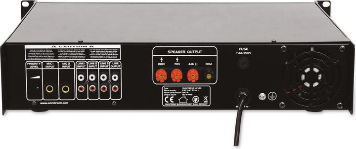 Actual product image Omnitronic ELA amplifier MP-120 120 W (Amplifier)
