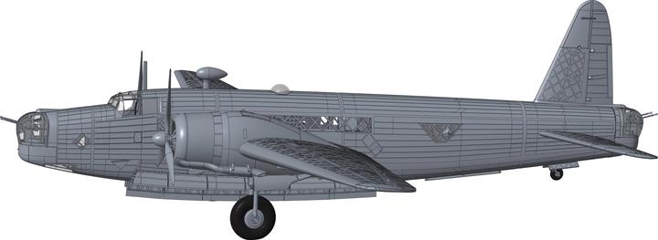 Actual product image Airfix Kit Vickers Wellington Mk.1A/C 1:72