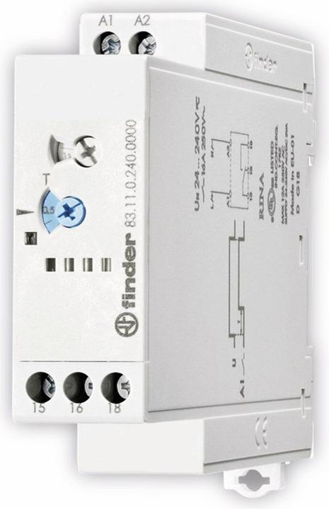 Actual product image Finder Timer SPDT Switch-on delay 0.05s-10Tg