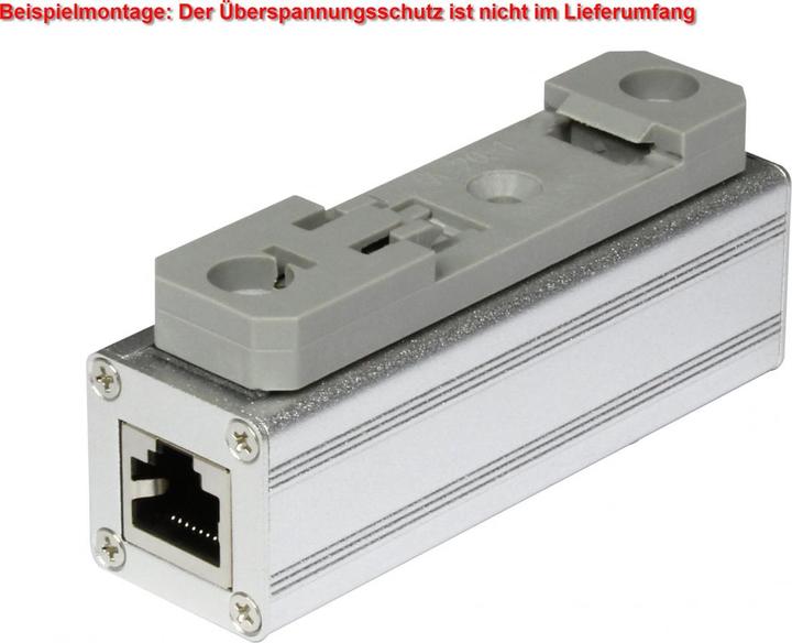Produktbild Allnet TP Cat 6 Überspannungs-/Blitzschutz zbh. für ALL95100 Hutschiene Montageklammer
