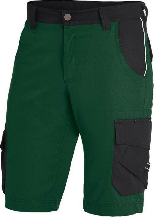 Produktbild FHB Herren kurze Arbeitshose THEO "Twill 300" grün, schwarz Grösse 52 (52)