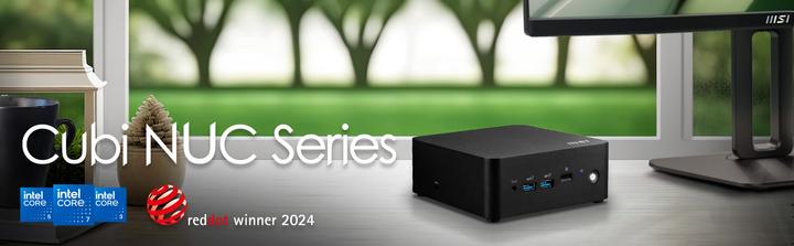 Actual product image MSI Cubi NUC 1MG (without operating system) (Intel Core 5 120U, 8 GB, 512 GB, Intel UHD Graphics)