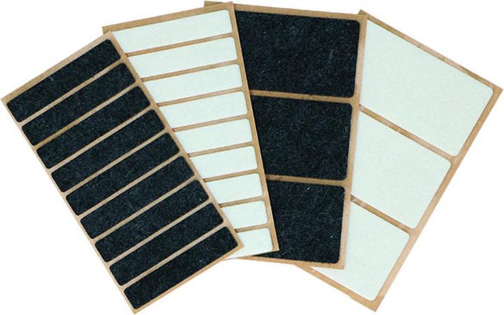 Actual product image OK-Line Felt gliders rectangular, self-adhesive (Felt gliders, 9 Piece)