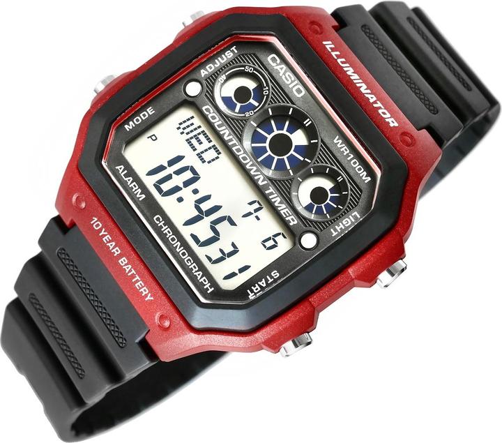 Actual product image Casio AE-1300WH-4AVDF Men's watch + BOX