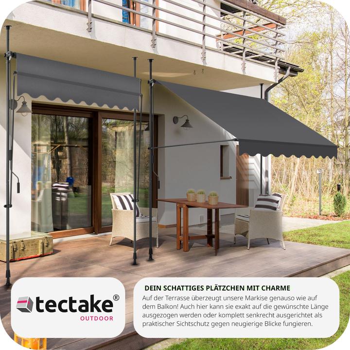 Actual product image tectake Clamping awning (2 m)