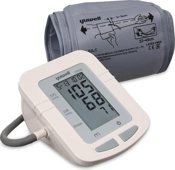 Immagine prodotto Timago Yuwell YE-660B misuratore di pressione del braccio superiore (Sfigmomanometro per braccio)