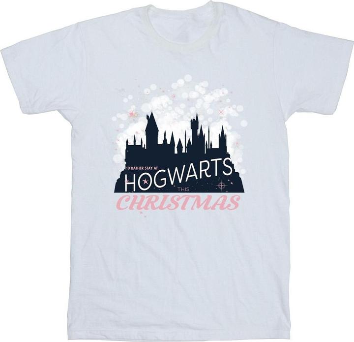 Actual product image Boys Hogwarts Christmas T-Shirt (116)
