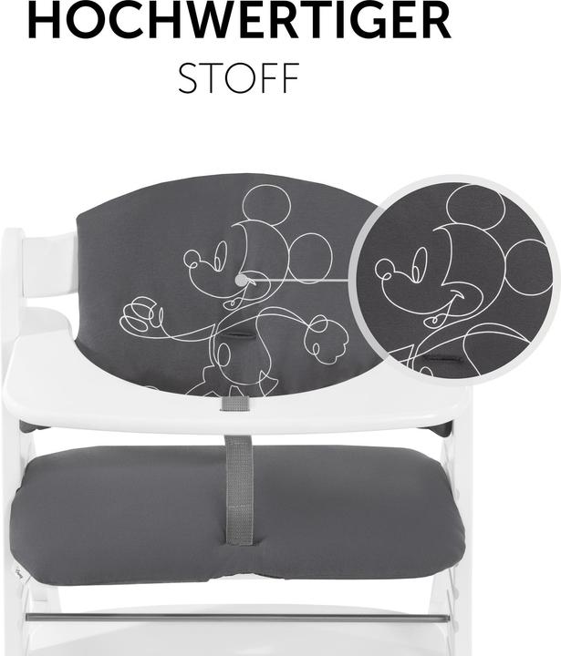 Produktbild Hauck Highchair Pad Select Mickey Mouse Anthracite