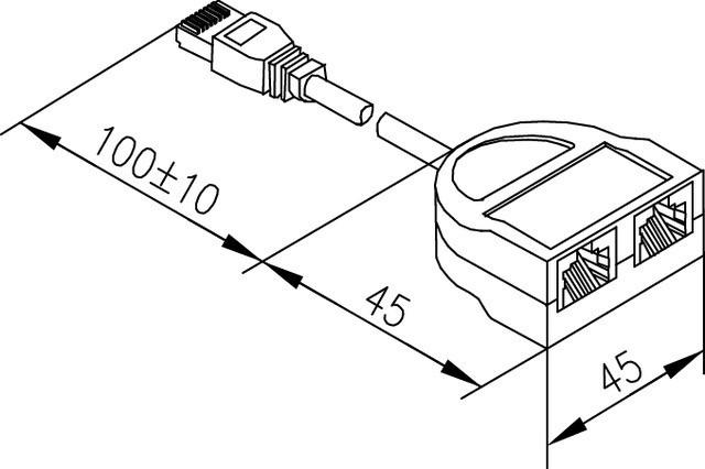Immagine prodotto Telegärtner Splitter ISDN (M) (W)